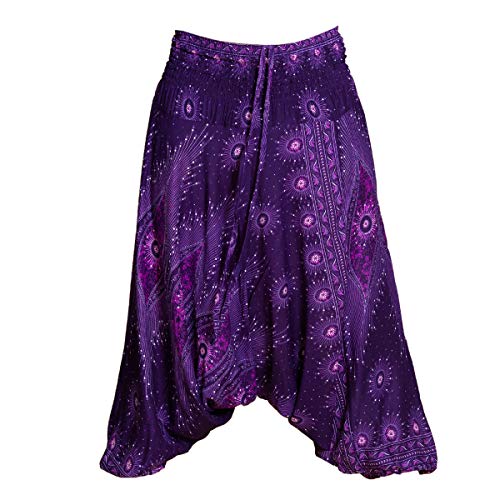 PANASIAM Aladin Pants Peacock V23 Purple L von PANASIAM