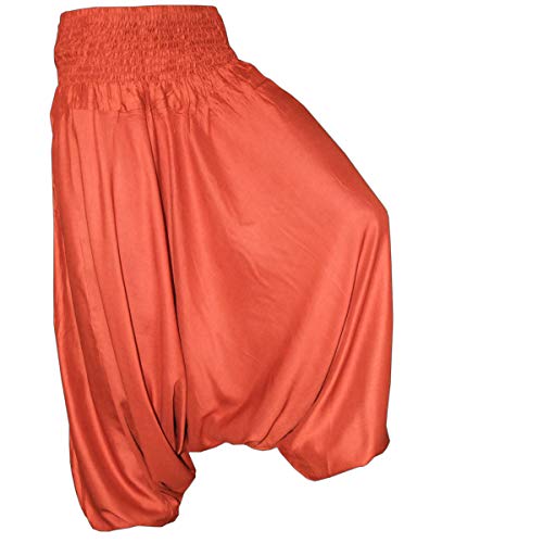PANASIAM Aladinhose einfarbig Fuchs rot XL von PANASIAM