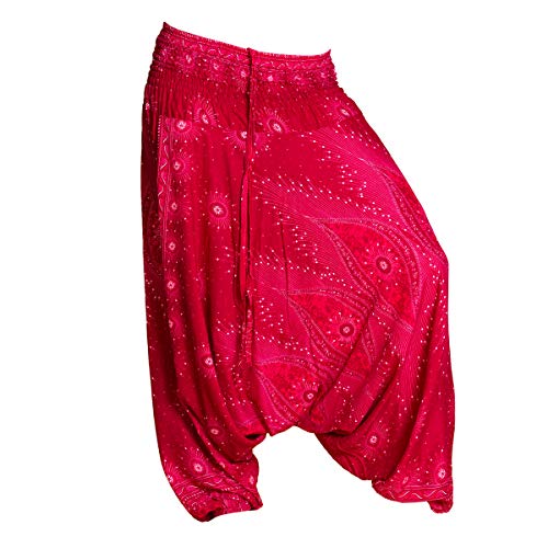 PANASIAM Aladin Pants Peacock V22 Fuchsia XL von PANASIAM