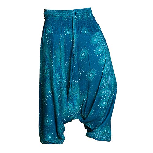 PANASIAM Aladin Pants Peacock V25 Turquise XL von PANASIAM