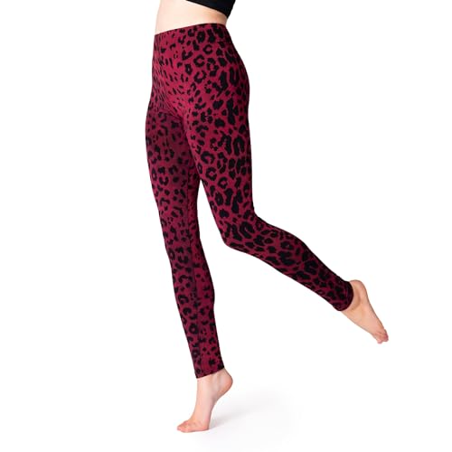 PANASIAM Batik Leggings Leo, red, M von PANASIAM