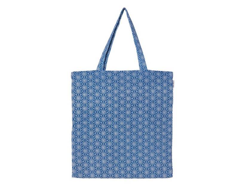 PANASIAM Freizeittasche Geometrix Baumwollbeutel auch als Einkaufstasche oder Schuhbeutel, aus 100% Baumwolle Jutebeutel mit traditionellen japanischen Mustern von PANASIAM