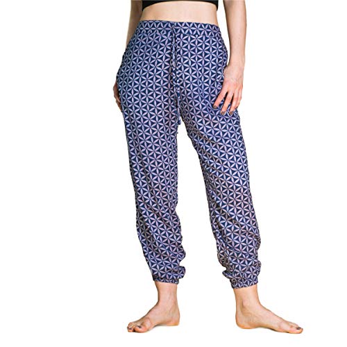 PANASIAM CM2 Relaxed Pants, 05 Flower of Life Blue L von PANASIAM