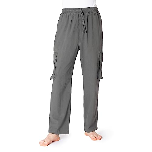 PANASIAM Cargo Pants 4-Pockets, Grey, XL von PANASIAM