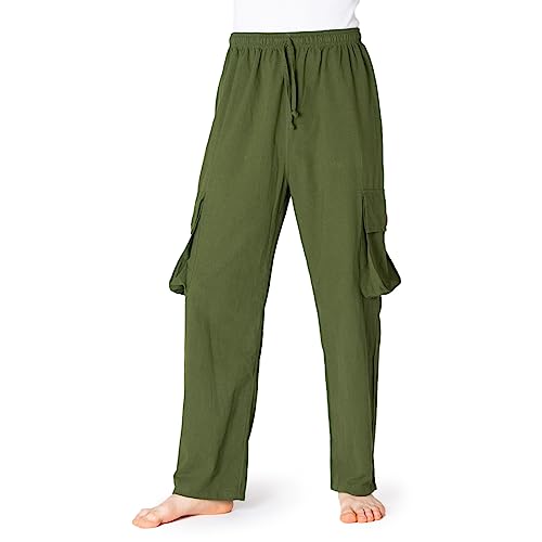 PANASIAM Cargo Pants 4-Pockets, Olivegreen, XL von PANASIAM