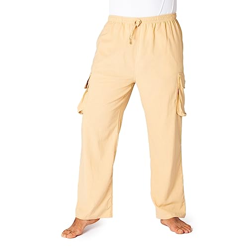 PANASIAM Cargo Pants 4-Pockets, beige, XL von PANASIAM