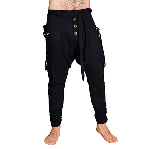 PANASIAM Ch01 Baggy Pants, 15-001 Black, L von PANASIAM