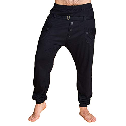 PANASIAM Ch02 Baggy Pants, 15-008 Black, L von PANASIAM