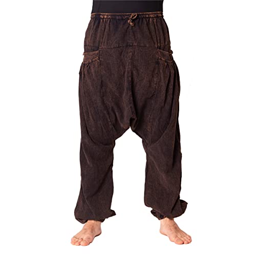 PANASIAM Chill Pants, Stonewashed Dark Brown, L von PANASIAM