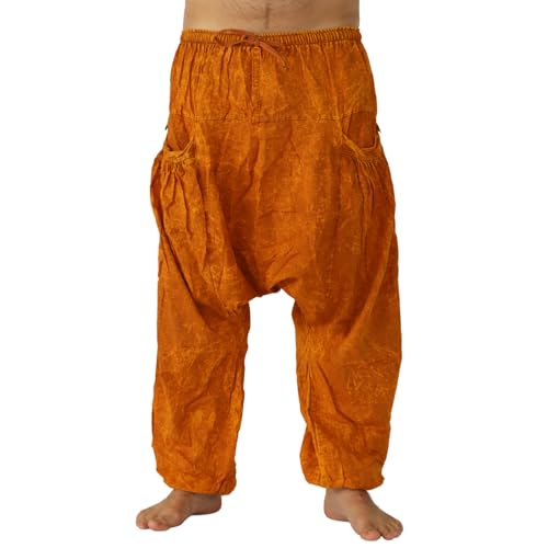 PANASIAM Chill Pants, Stonewashed orange, L von PANASIAM