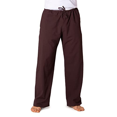 PANASIAM Cloth Trousers, Dark Brown, L von PANASIAM