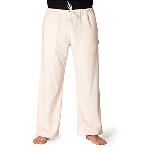 PANASIAM Cloth Trousers, Ecru, L von PANASIAM