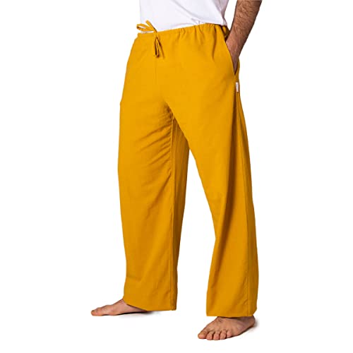 PANASIAM Cloth Trousers, Yellow, L von PANASIAM