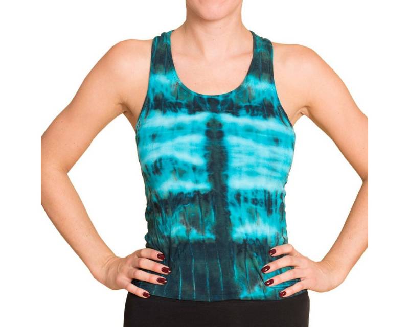 PANASIAM Crop-Top Batik Top Zebra von PANASIAM