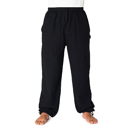 PANASIAM E'Pants Long, Cotton, Black, L von PANASIAM