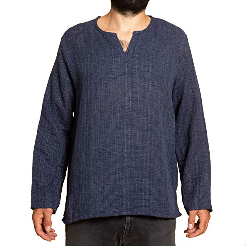 PANASIAM Farmershirt, LS darkblue M von PANASIAM