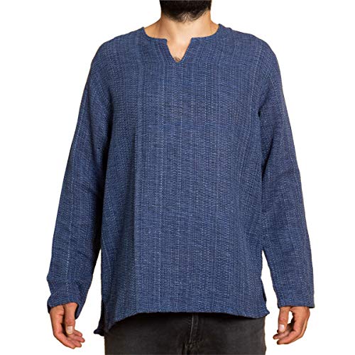 PANASIAM Farmershirt, LS jeansblue XL von PANASIAM