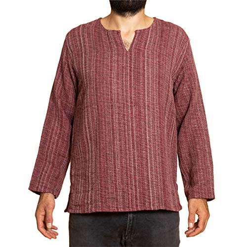 PANASIAM Farmershirt, LS red L von PANASIAM