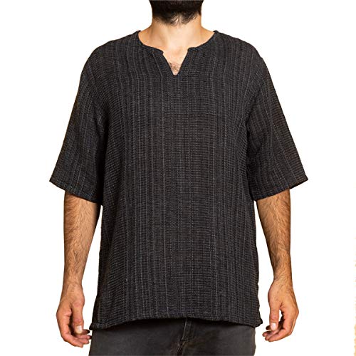 PANASIAM Farmershirt, SS Black L von PANASIAM