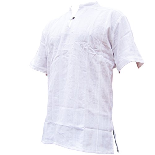 PANASIAM Shirt Ben, White, M, Shortsleeve von PANASIAM