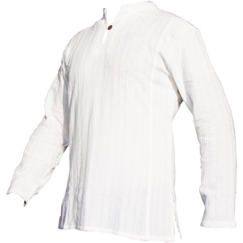 PANASIAM Shirt Ben, White, XXL, Longsleeve von PANASIAM