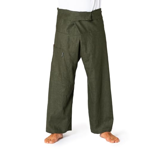 PANASIAM Fisherman Pants, Hemp, Dark Grey, L von PANASIAM