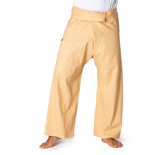 PANASIAM Fisherman Pants, Hemp, beige, L von PANASIAM