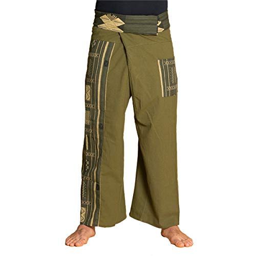 PANASIAM Fisherman Pants Beam, Olive-Green, L von PANASIAM