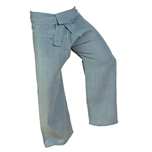 PANASIAM Fisherman Pants HW, Grey L von PANASIAM