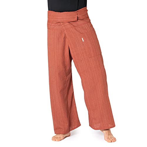 PANASIAM Fisherman Pants lini, Redbrown, XL von PANASIAM