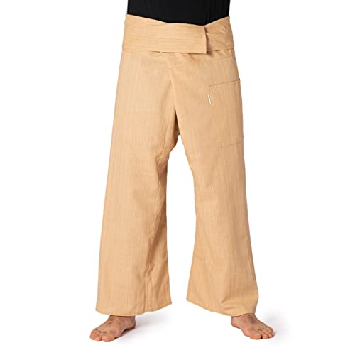 PANASIAM Fisherman Pants lini, beige, XL von PANASIAM