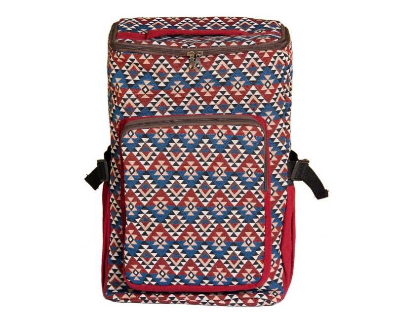 PANASIAM Freizeittasche Rucksack im Webdesign aus fester Baumwolle auch als Sporttasche, Schulrucksack oder kleine Reisetasche tragbar Sportrucksack von PANASIAM