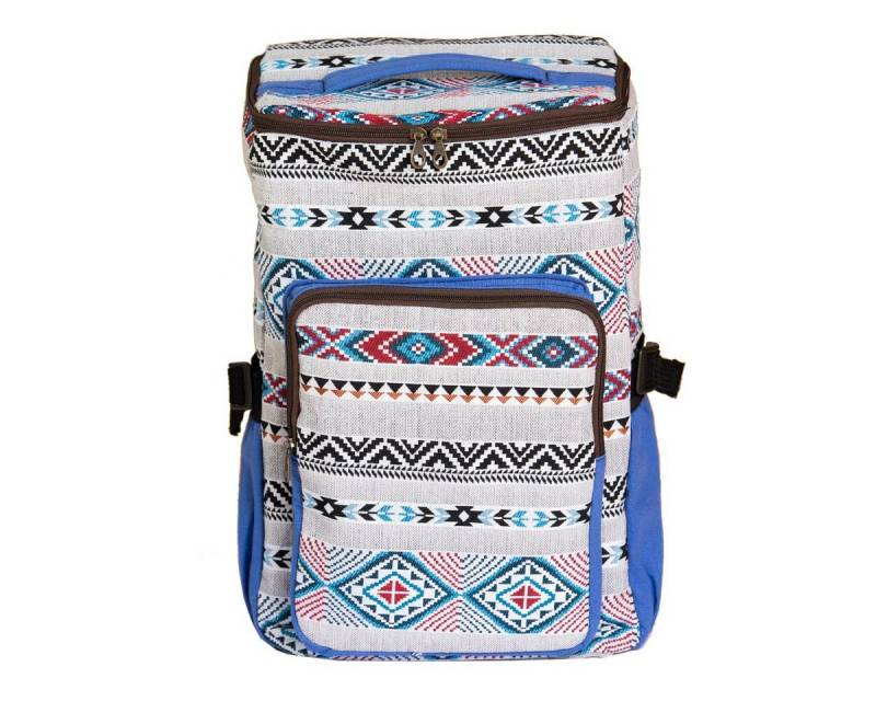 PANASIAM Freizeittasche Rucksack im Webdesign aus fester Baumwolle auch als Sporttasche, Schulrucksack oder kleine Reisetasche tragbar Sportrucksack von PANASIAM