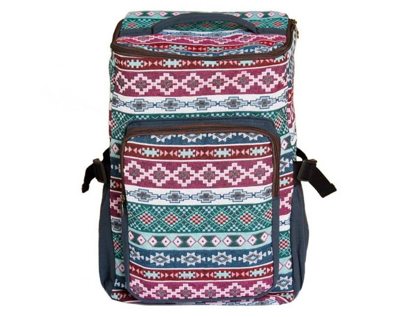PANASIAM Freizeittasche Rucksack im Webdesign aus fester Baumwolle auch als Sporttasche, Schulrucksack oder kleine Reisetasche tragbar Sportrucksack von PANASIAM