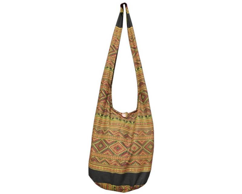 PANASIAM Freizeittasche Schulterbeutel Elefant Schultertasche aus 100% Baumwolle in 2 Größen, Beuteltasche als Wickeltasche Handtasche oder Strandtasche geeignet von PANASIAM