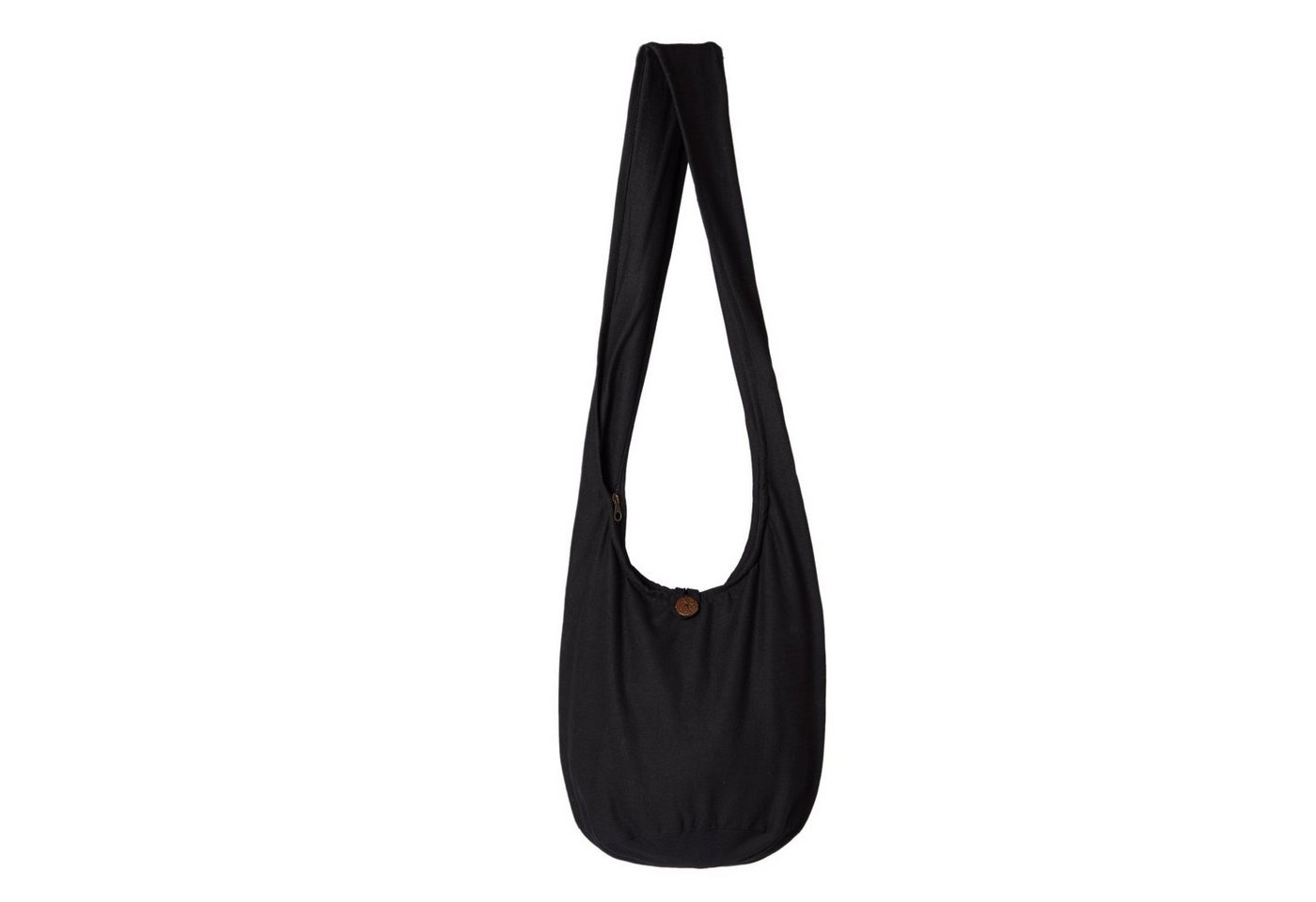 PANASIAM Beuteltasche Schulterbeutel einfarbig Schultertasche aus 100% Baumwolle in 2 Größen, Umhängetasche auch als Wickeltasche Handtasche oder Strandtasche von PANASIAM