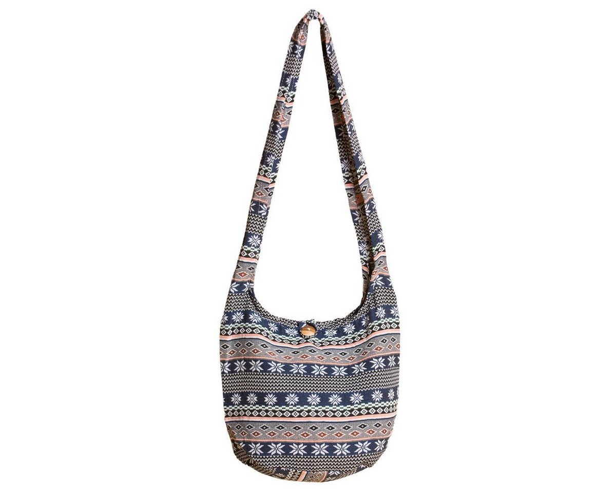 PANASIAM Strandtasche Schulterbeutel in gewebten Designs aus 100 % Baumwolle Umhängetasche, In 2 Größen Beuteltasche auch als Wickeltasche und Handtasche geeignet von PANASIAM