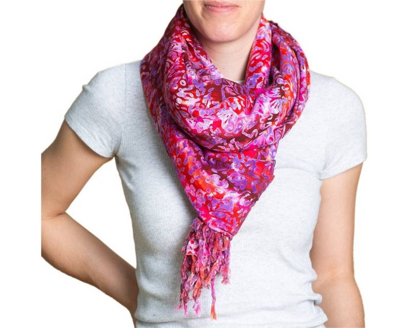 PANASIAM XXL-Schal sommerlicher Kuschelschal aus hochwertiger Viskose gut als Stola, Schultertuch Schal aber auch als Strandtuch oder Wickelrock tragbar von PANASIAM