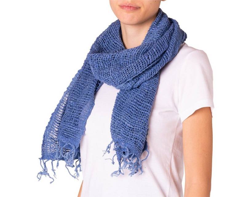 PANASIAM Schal Locker gewebter Baumwollschal in vielen schönen Farben auch als, Stola oder Schultertuch tragbar kuschelig für Herbst und Winter von PANASIAM