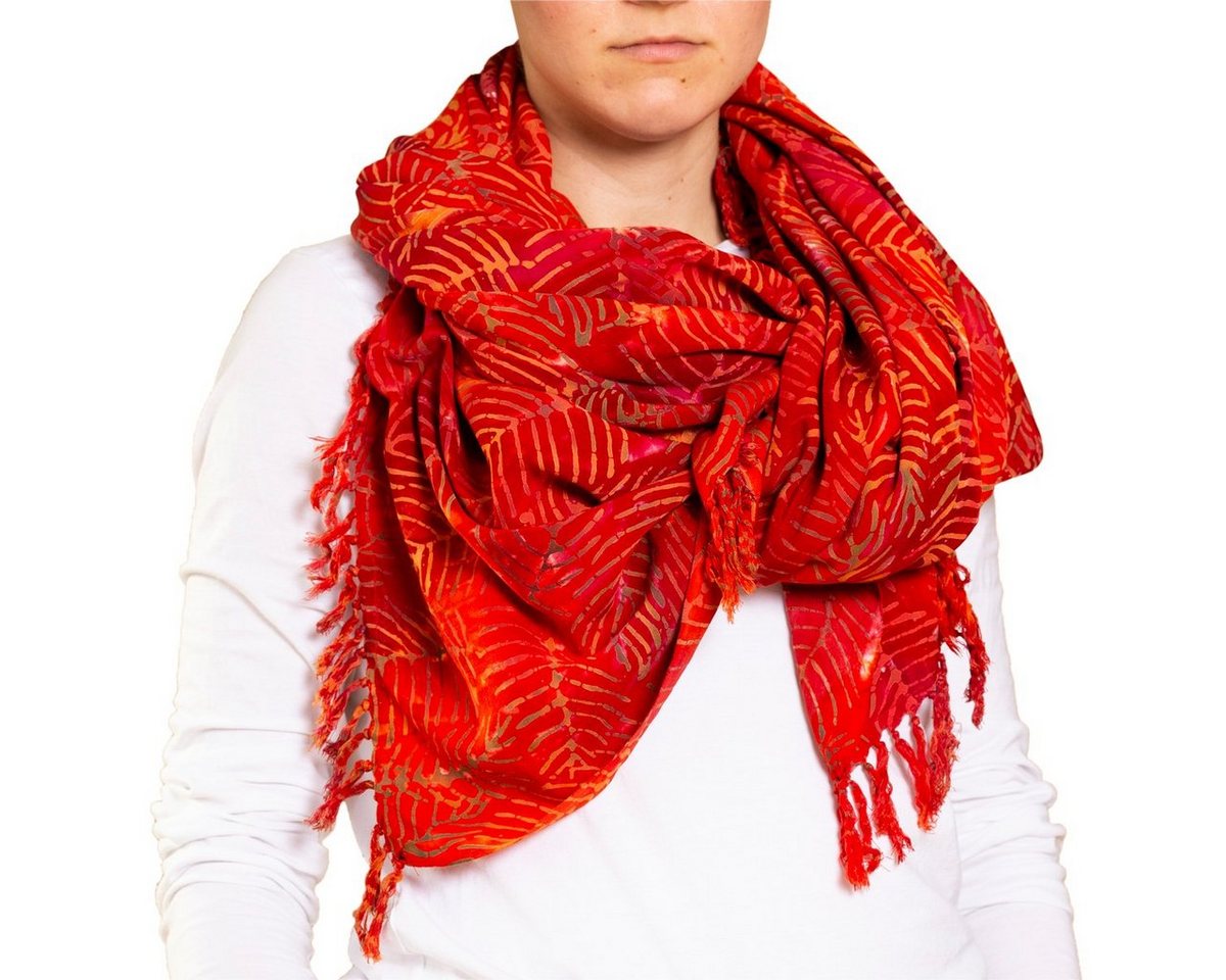 PANASIAM Halstuch Schal Wachsbatik für jede Jahreszeit egal ob als Schultertuch, Strandtuch Sarong oder Wickelkleid aus wunderbar weicher Viskose PANASIAM Halstuch Schal Wachsbatik für jede Jahreszeit egal ob als Schultertuch, Strandtuch Sarong oder Wickelkleid aus wunderbar weicher Viskose von PANASIAM