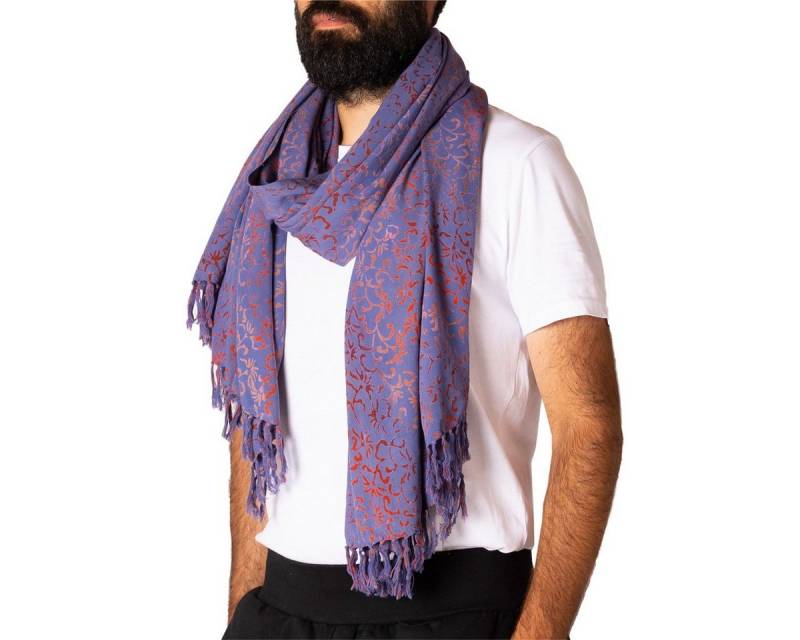 PANASIAM XXL-Schal Schal Wachsbatik für jede Jahreszeit egal ob als Schultertuch, Strandtuch Sarong oder Wickelkleid aus wunderbar weicher Viskose von PANASIAM