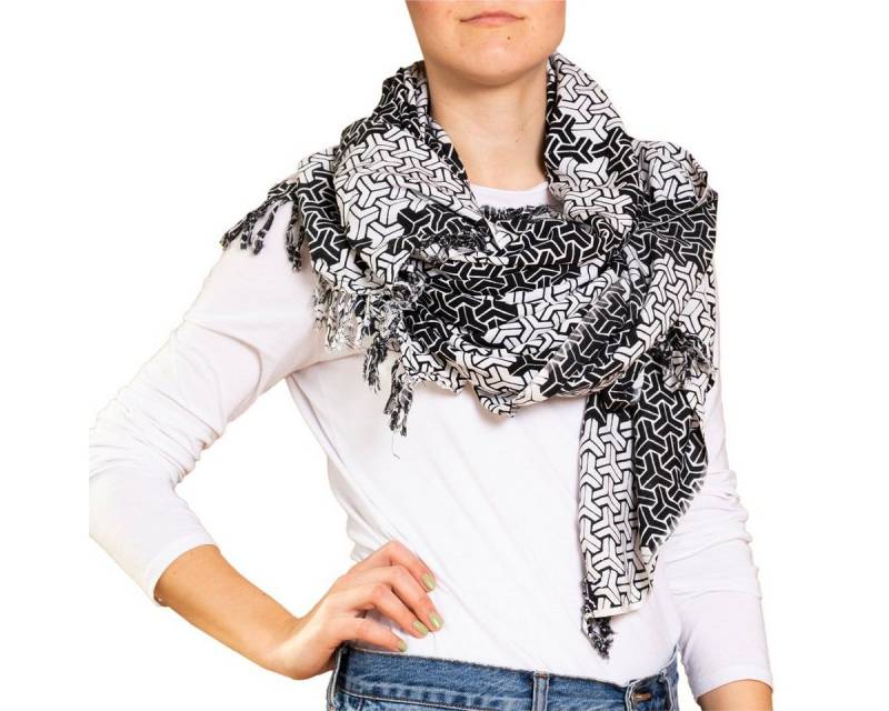 PANASIAM XXL-Schal Schal Wachsbatik für jede Jahreszeit egal ob als Schultertuch, Strandtuch Sarong oder Wickelkleid aus wunderbar weicher Viskose von PANASIAM