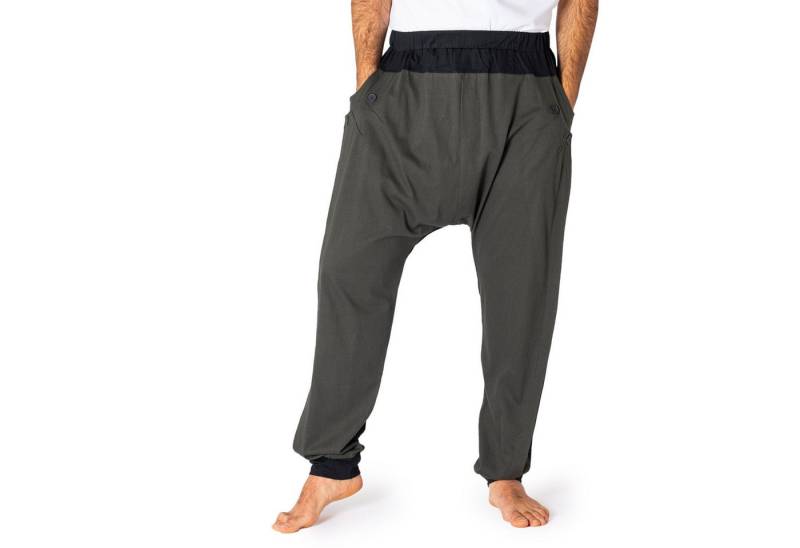 PANASIAM Haremshose Baggy Pants Jogger Pants mit elastischem Gummibund aus 100% Baumwolle Haremshose Pumphose Sweatpants Freizeithose für Festivals oder Outdoor von PANASIAM