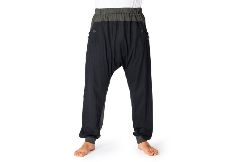 PANASIAM Haremshose Baggy Pants Jogger Pants mit elastischem Gummibund aus 100% Baumwolle Haremshose Pumphose Sweatpants Freizeithose für Festivals oder Outdoor von PANASIAM