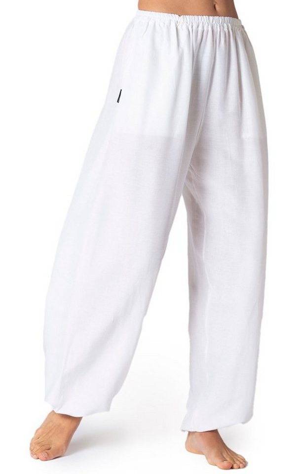 PANASIAM Haremshose Haremshose einfarbig aus feiner Viskose bequeme Muckhose Relaxhose Unisex für Damen und Herren leichte Sommerhose Freizeithose Pumphose von PANASIAM