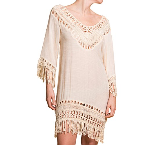 PANASIAM Ibiza Dress 002 in beige, Unisize von PANASIAM