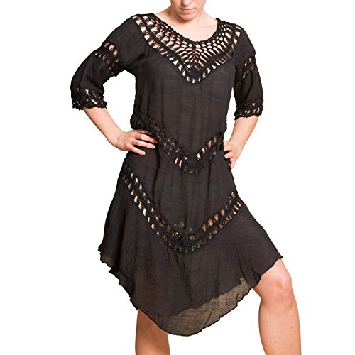 PANASIAM Ibiza Dress 003 in Black, Unisize von PANASIAM