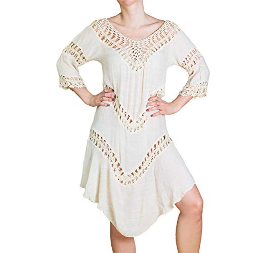 PANASIAM Ibiza Dress 003 in beige, Unisize von PANASIAM