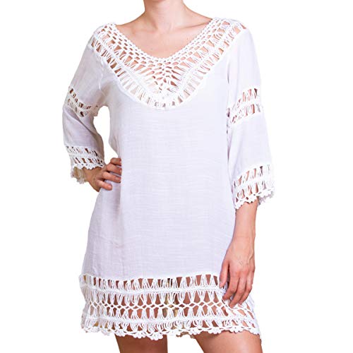 PANASIAM Ibiza Dress 007 in White, Unisize von PANASIAM