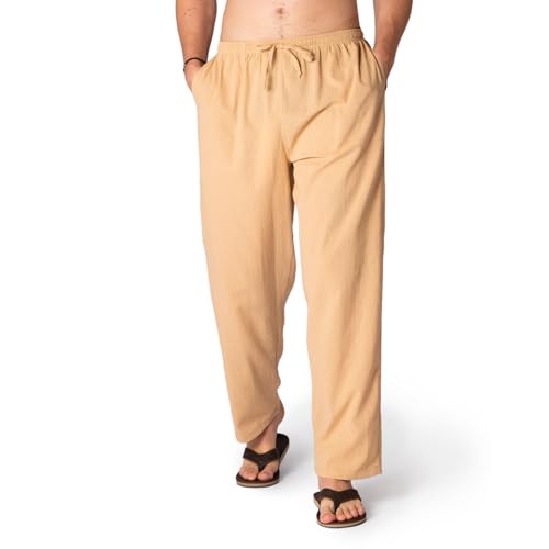 PANASIAM Pants, 'K'-Trousers, beige, M von PANASIAM